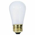Brightbomb 354100 11 watt S14 Incandescent Light Bulb, Frost, 6PK BR4247034